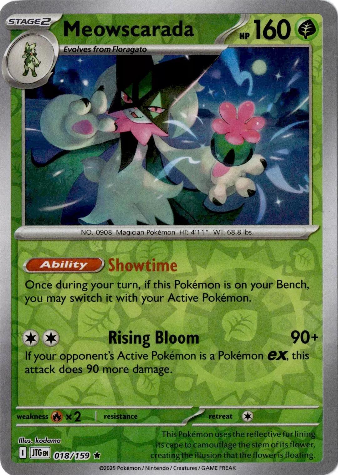 Meowscarada Reverse Holofoil