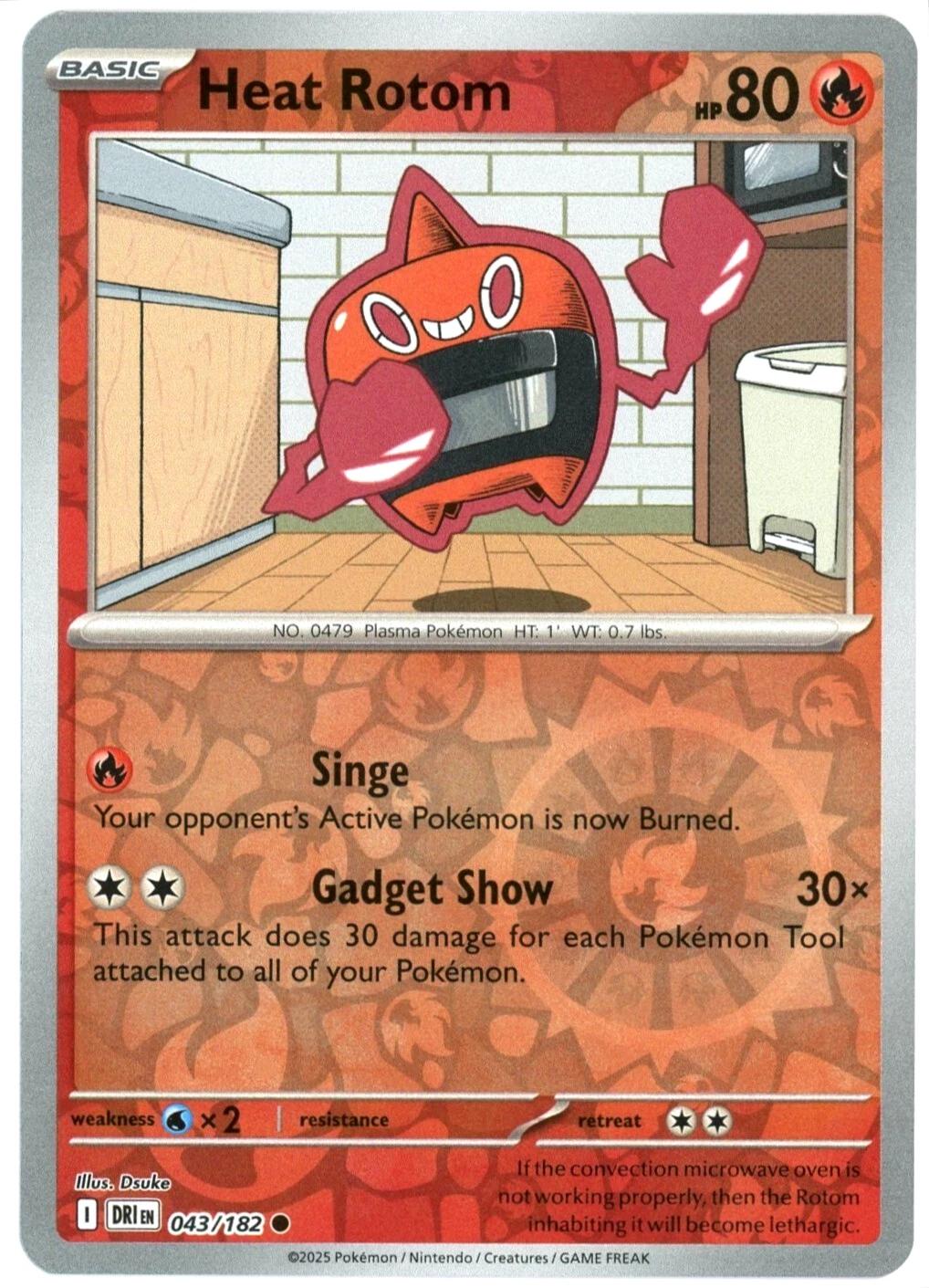 Heat Rotom Reverse Holofoil