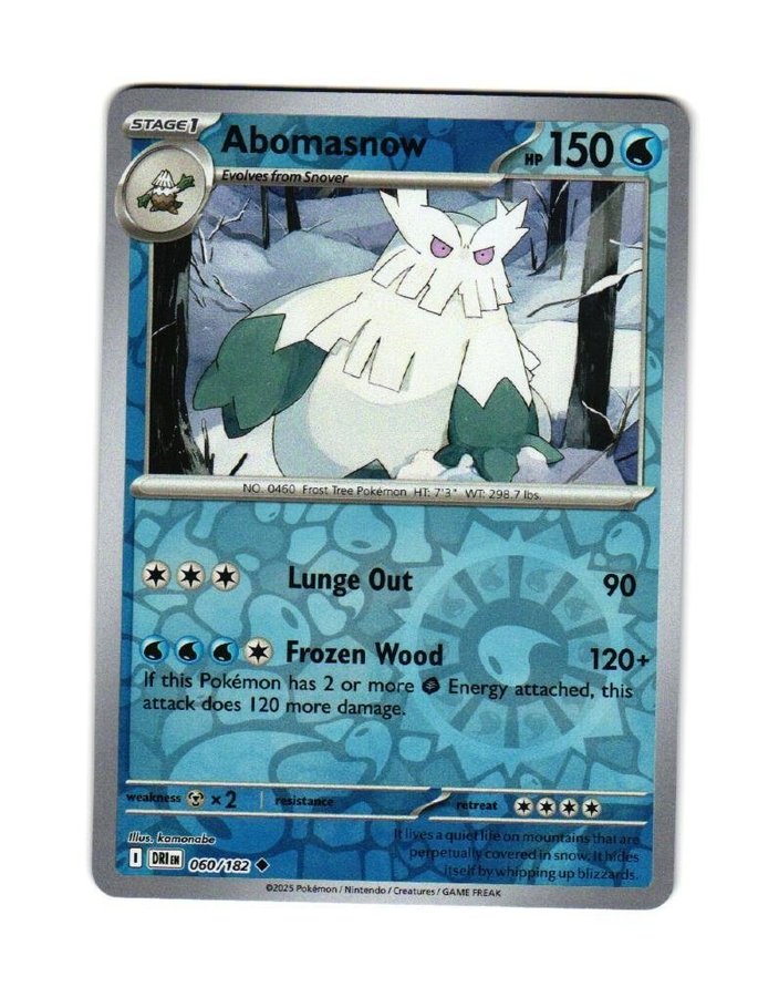 Abomasnow Reverse Holofoil