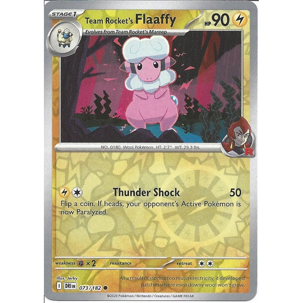 Team Rocket's Flaaffy Reverse Holofoil