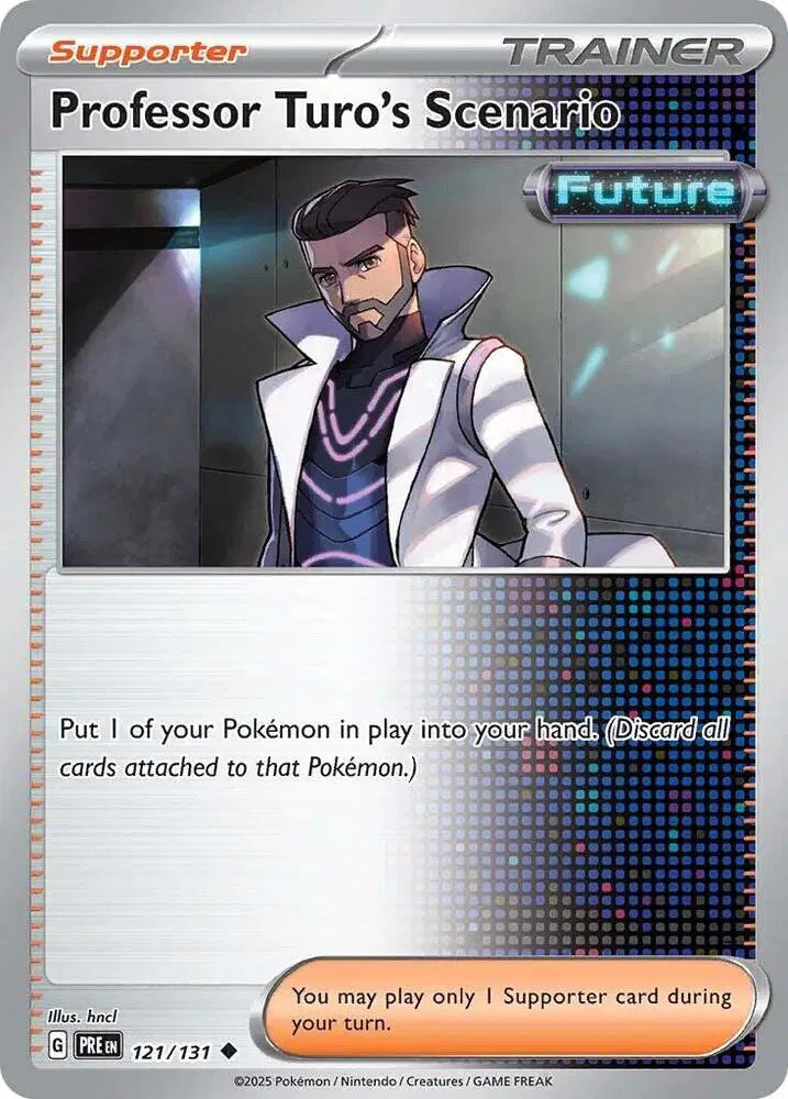Near Mint 2025 Pokemon Professor Turo's Scenario – Prismatic Evolutions #121/131