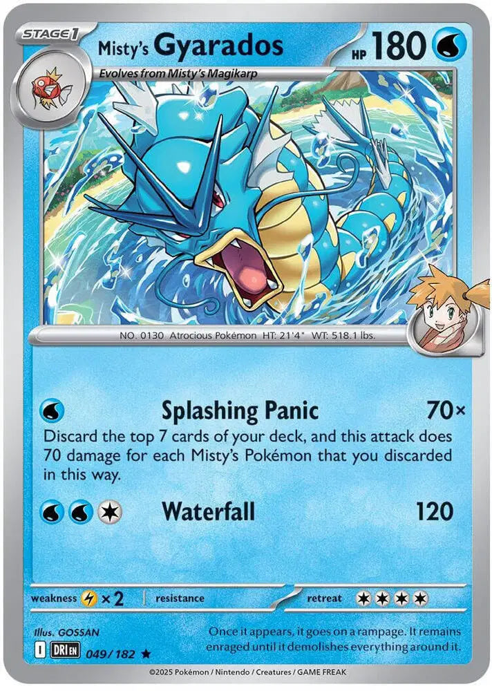 Misty's Gyarados Holofoil