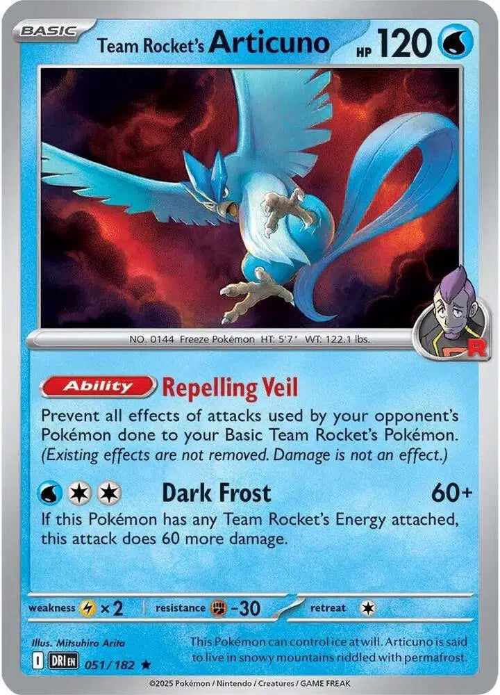 Team Rocket's Articuno Holofoil