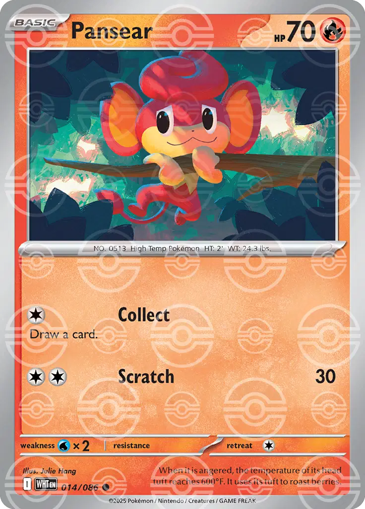 Pansear (Poke Ball Pattern)