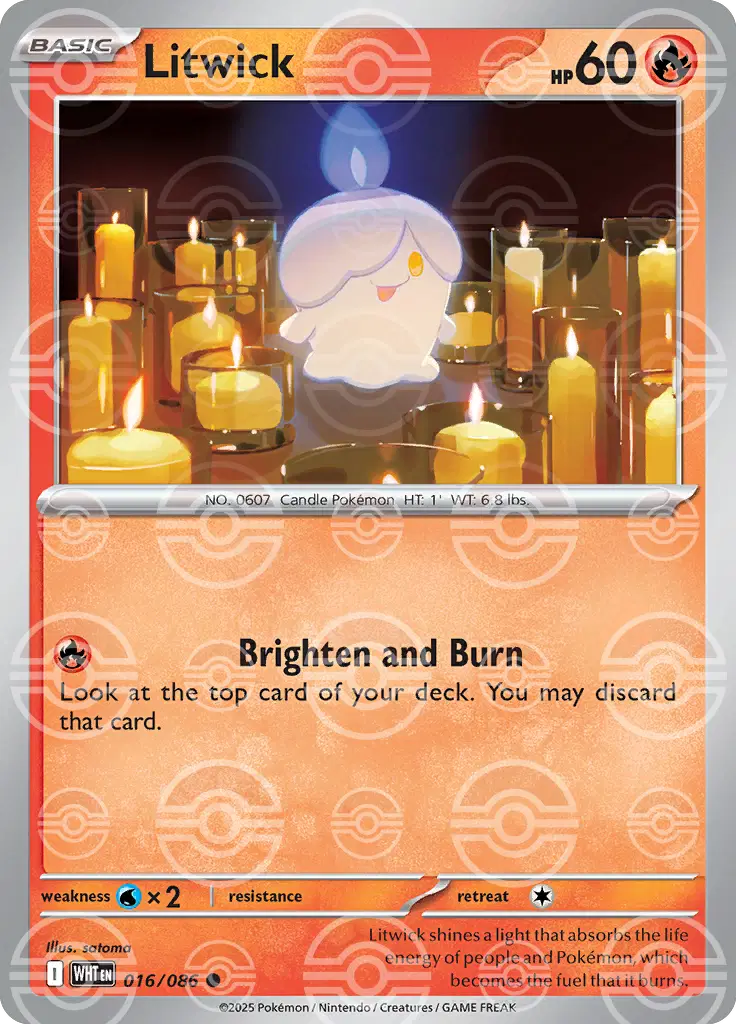 Litwick (Poke Ball Pattern)