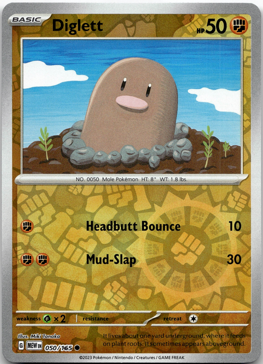 Diglett Reverse Holofoil