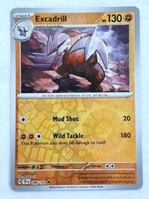 ⛏️ Near Mint 2024 Pokémon Excadrill Reverse Holo – Temporal Forces #086/162 ⛏️