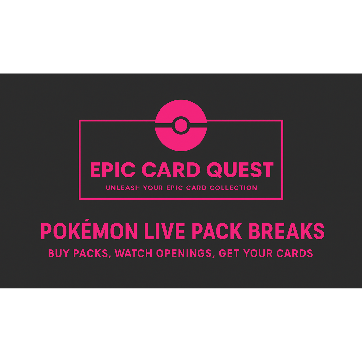 Pokémon Live Pack Breaks – Buy, Watch, Collect!