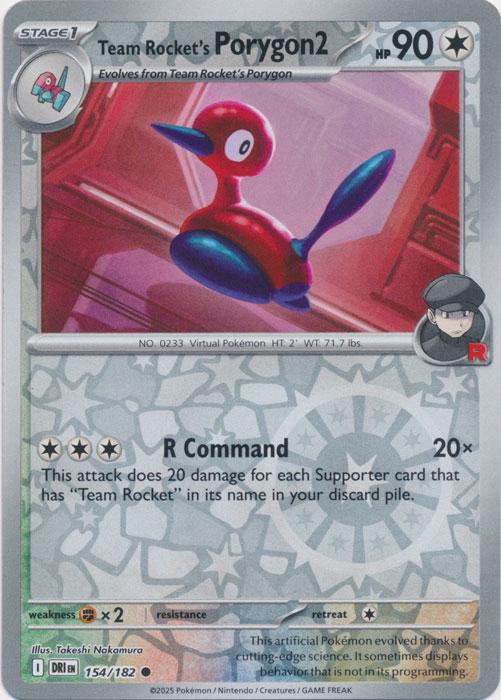 Team Rocket's Porygon2 Reverse Holofoil