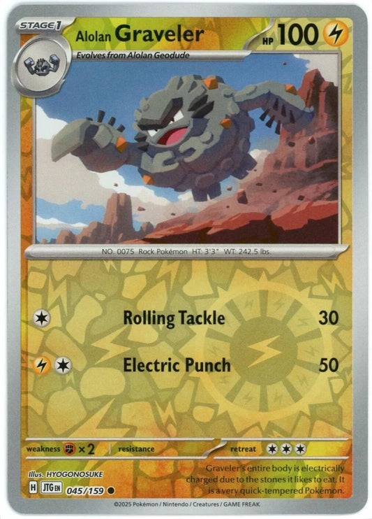 Alolan Graveler Reverse Holofoil