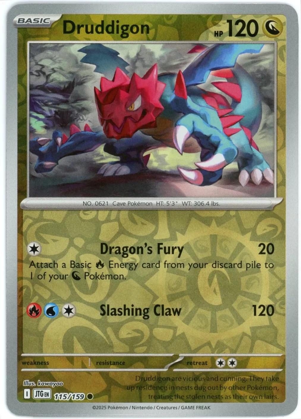 Druddigon Reverse Holofoil