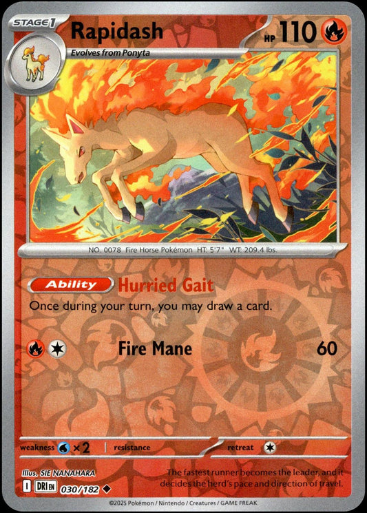 Rapidash Reverse Holofoil