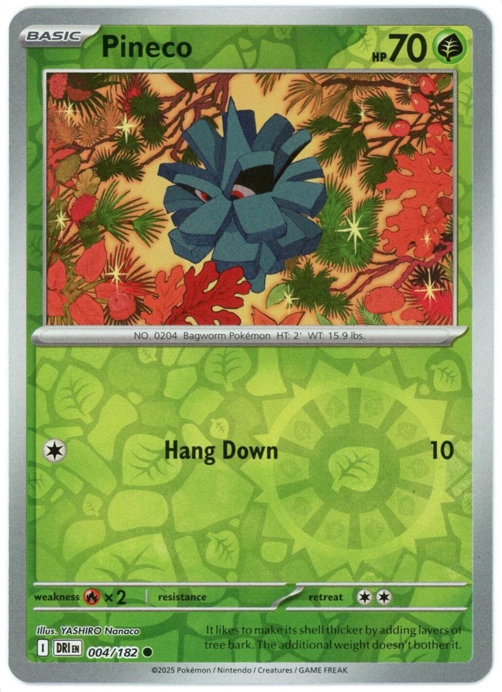 Pineco Reverse Holofoil