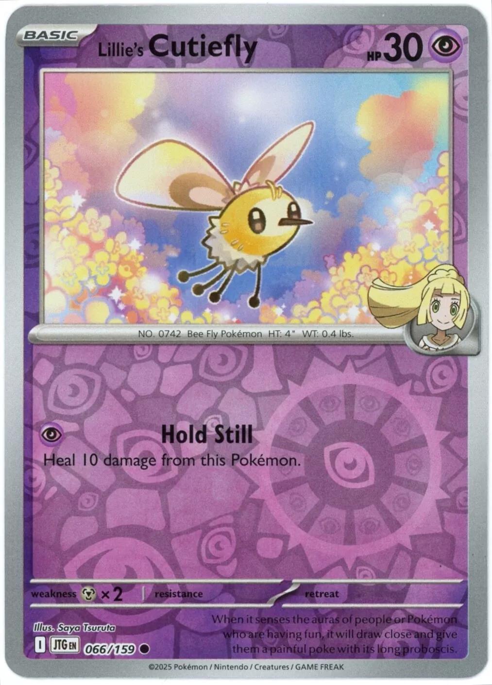 Lillie's Cutiefly Reverse Holofoil