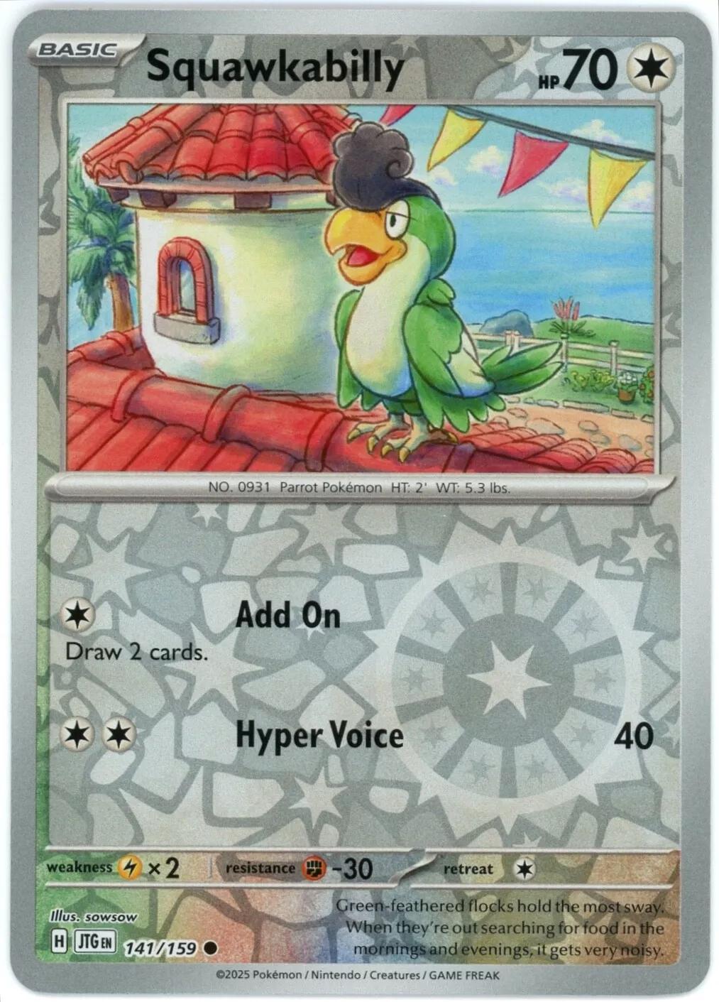 Squawkabilly Reverse Holofoil
