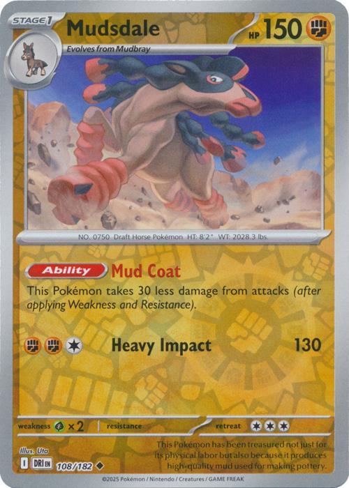 Mudsdale Reverse Holofoil