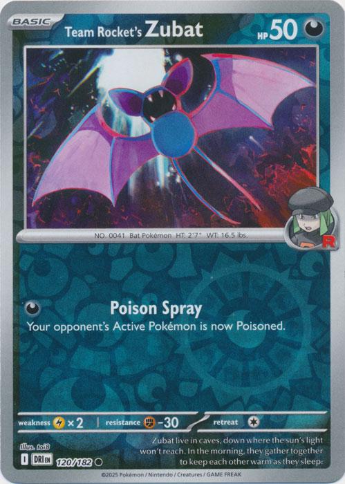 Team Rocket's Zubat Reverse Holofoil
