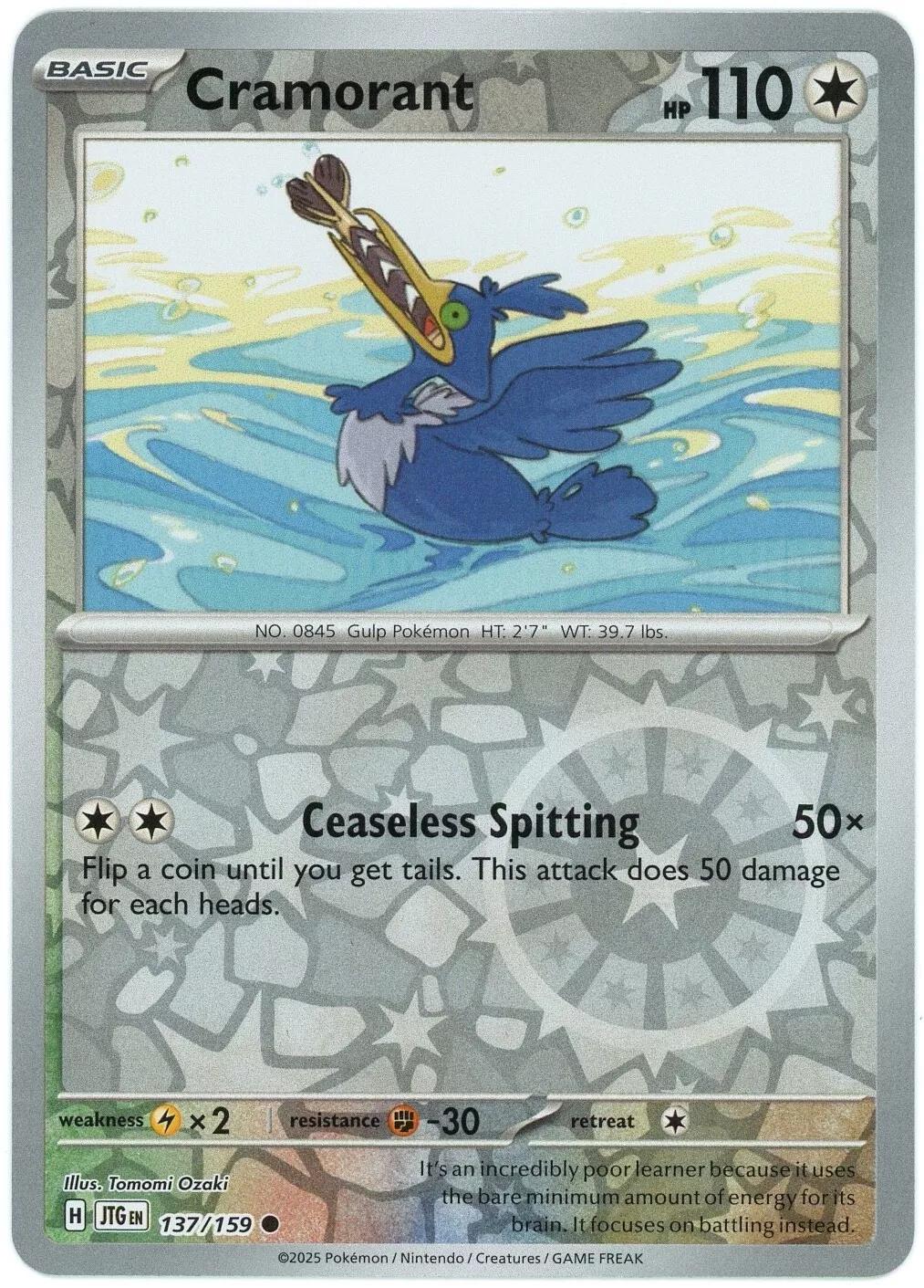 Cramorant Reverse Holofoil
