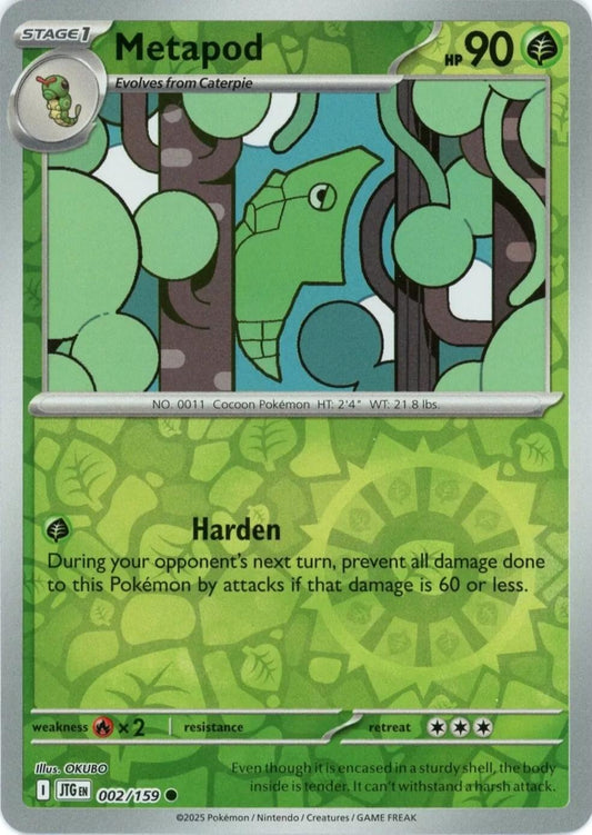 Metapod Reverse Holofoil
