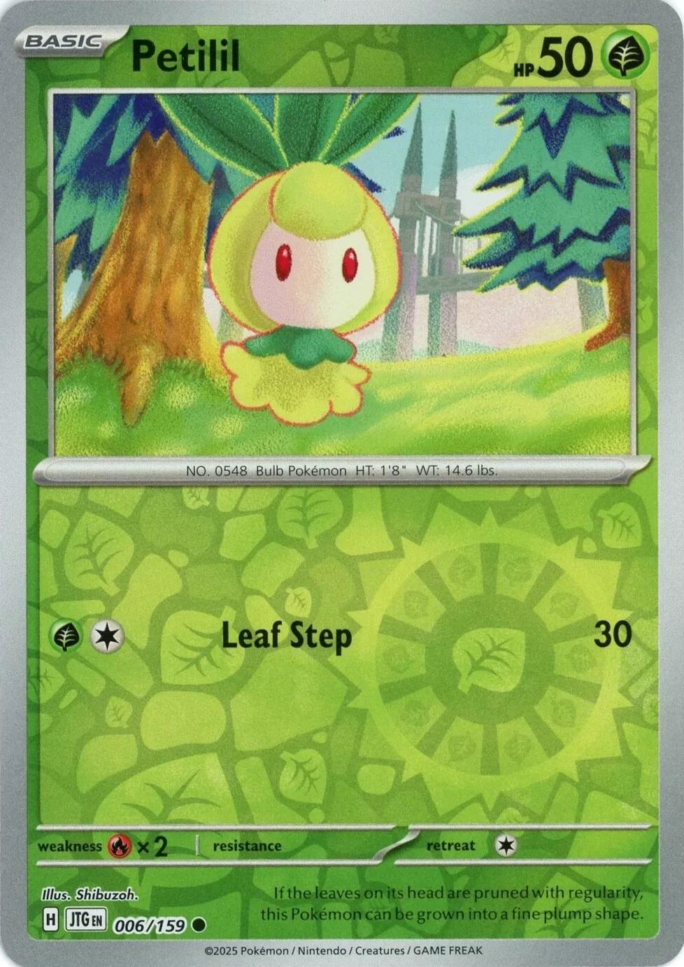 Petilil Reverse Holofoil