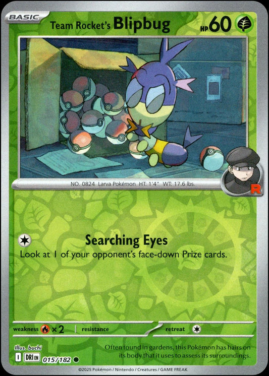 Team Rocket's Blipbug Reverse Holofoil