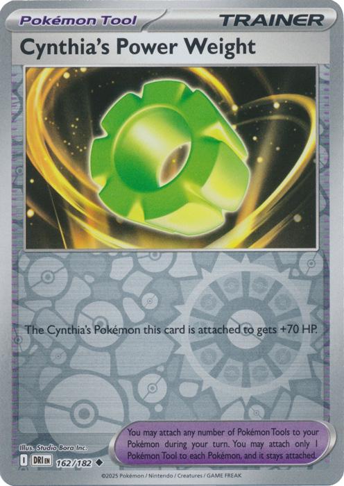 Cynthia's Power Weight Reverse Holofoil