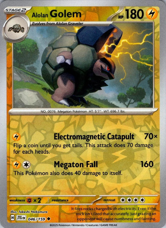 Alolan Golem Reverse Holofoil