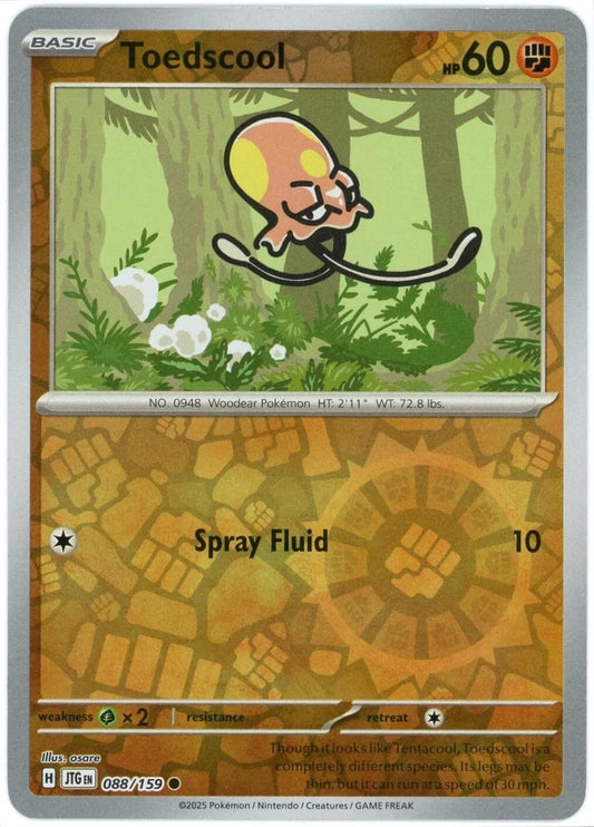 Toedscool Reverse Holofoil