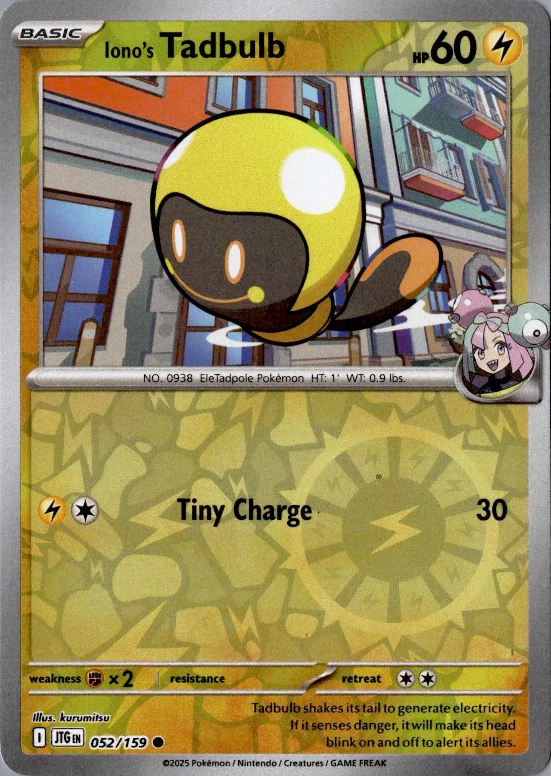 Iono's Tadbulb Reverse Holofoil