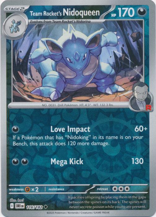 Team Rocket's Nidoqueen Reverse Holofoil