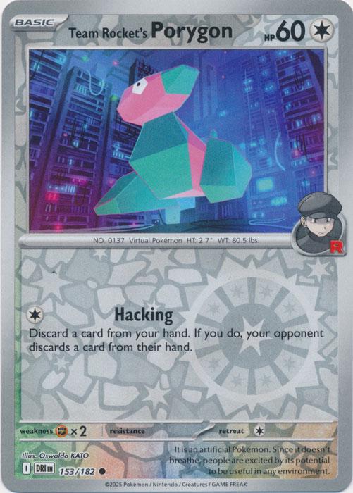 Team Rocket's Porygon Reverse Holofoil