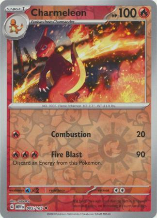 Charmeleon Reverse Holofoil