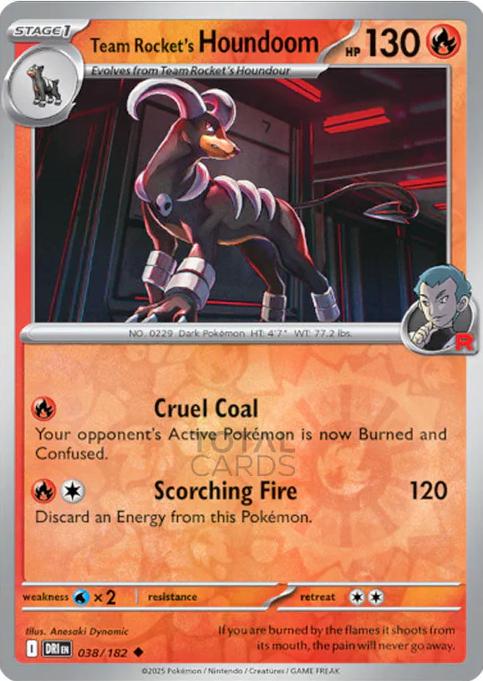 Team Rocket's Houndoom Reverse Holofoil