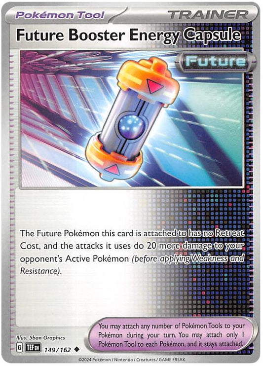 Near Mint 2024 Pokémon Future Booster Energy Capsule Reverse Holo – Temporal Forces #149/162 | Special Trainer Card