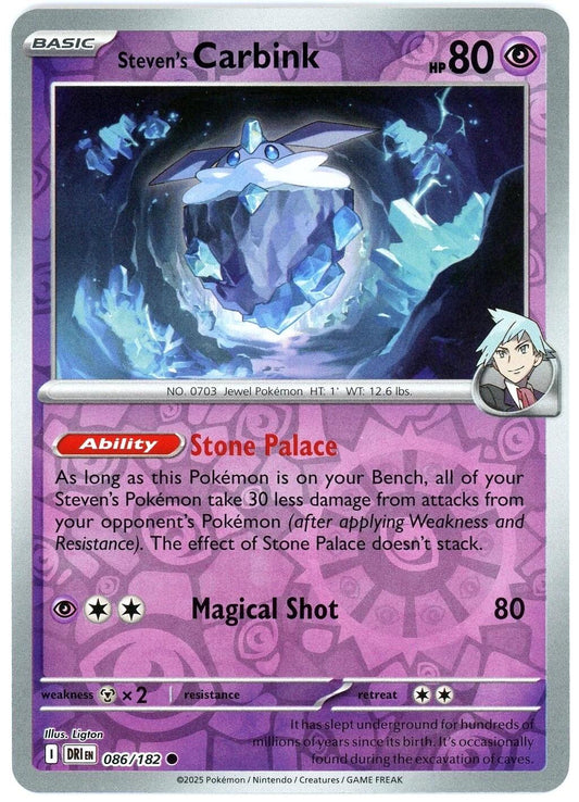 Steven's Carbink Reverse Holofoil