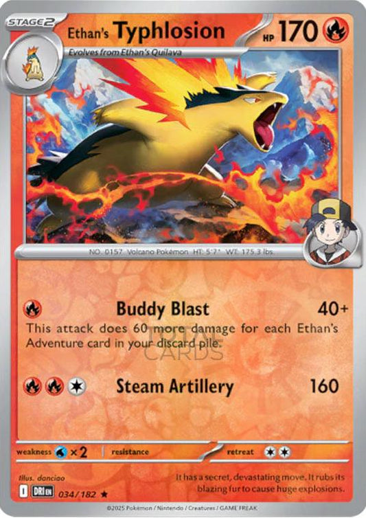 Ethan's Typhlosion Reverse Holofoil