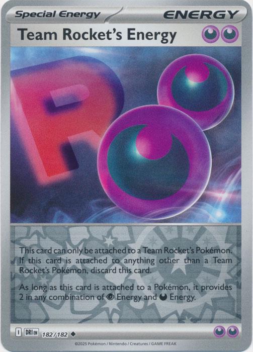 Team Rocket's Energy Reverse Holofoil