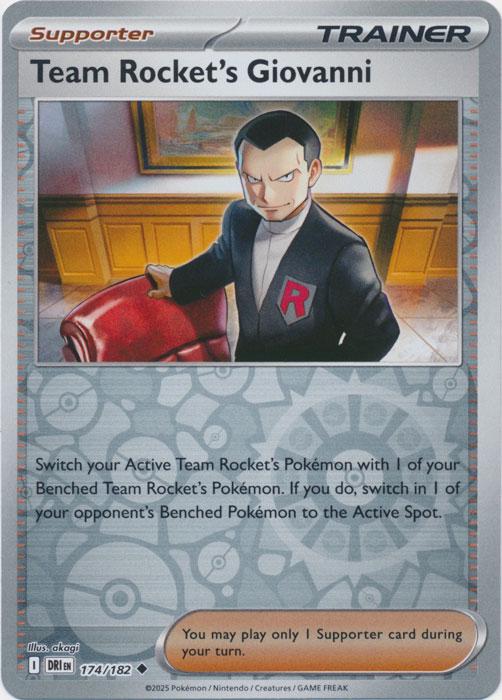 Team Rocket's Giovanni Reverse Holofoil