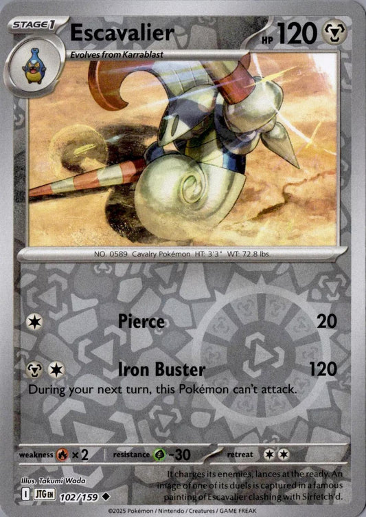 Escavalier Reverse Holofoil