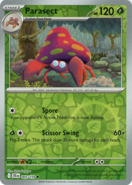 Parasect Reverse Holofoil