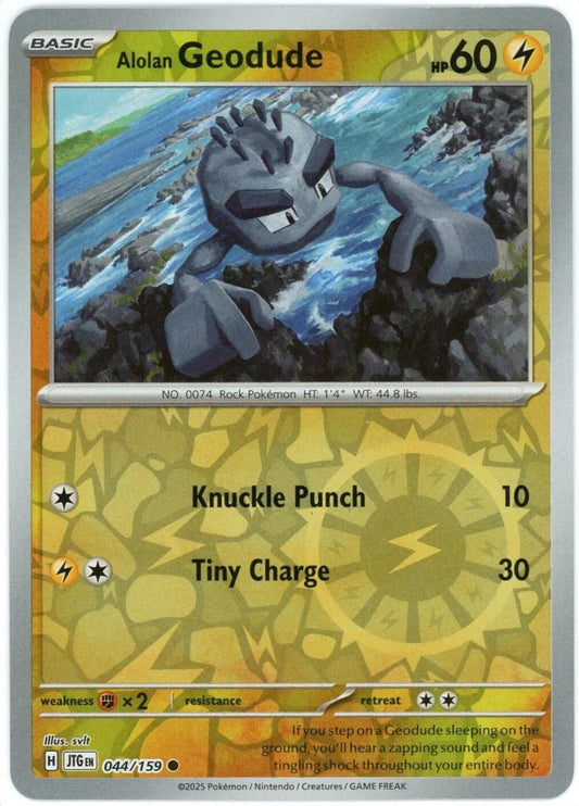 Alolan Geodude Reverse Holofoil