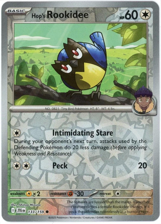 Hop's Rookidee Reverse Holofoil