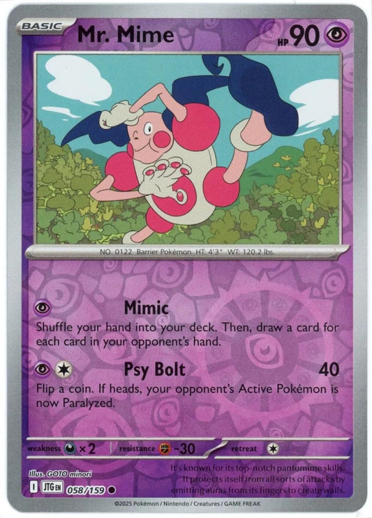 Mr. Mime Reverse Holofoil