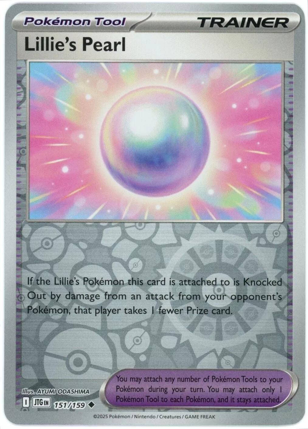 Lillie's Pearl Reverse Holofoil