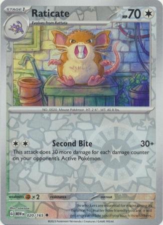 Raticate Reverse Holofoil