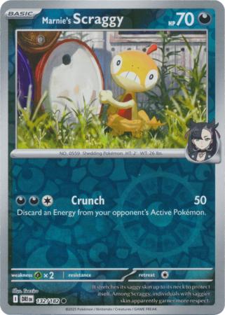 Marnie's Scraggy Reverse Holofoil
