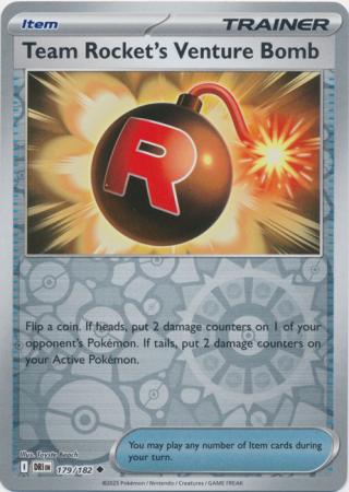 Team Rocket's Venture Bomb Reverse Holofoil