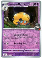 Team Rocket's Dottler Reverse Holofoil
