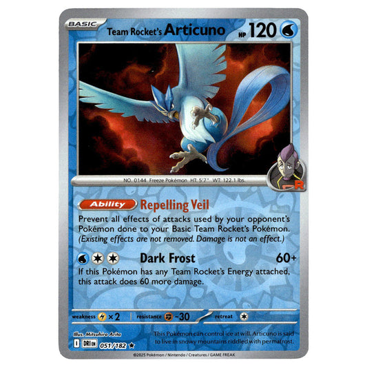 Team Rocket's Articuno Reverse Holofoil