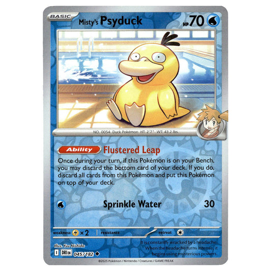Misty's Psyduck Reverse Holofoil